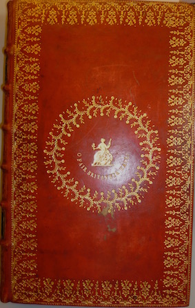 The cover of Edmund Ludlow's Memoirs from the Hollis collection in Bern.